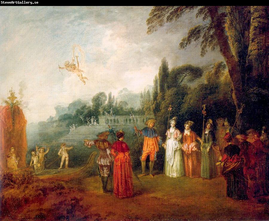 WATTEAU, Antoine The Island of Cythera